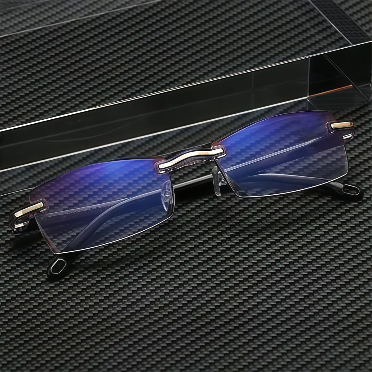 Clarkod Sapphire Anti-Blue Light Reading Glasses - High Hardness Lenses for Seniors