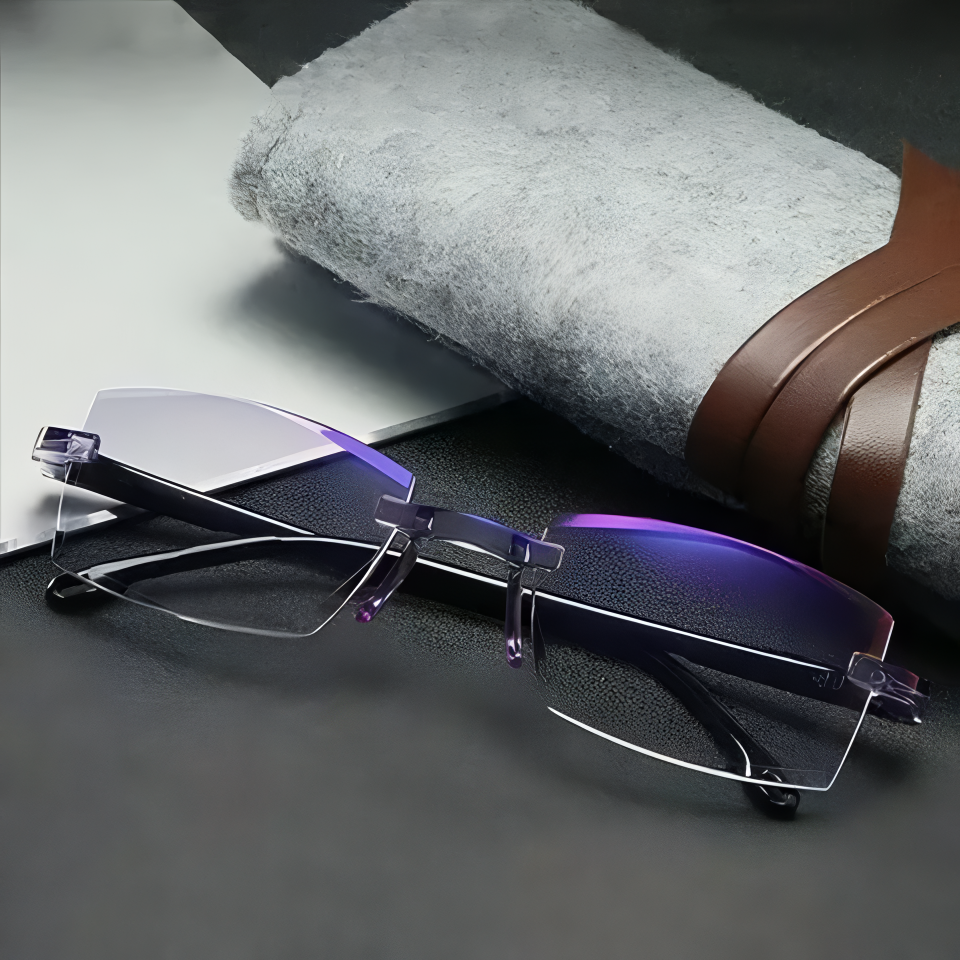 Clarkod Sapphire Anti-Blue Light Reading Glasses - High Hardness Lenses for Seniors