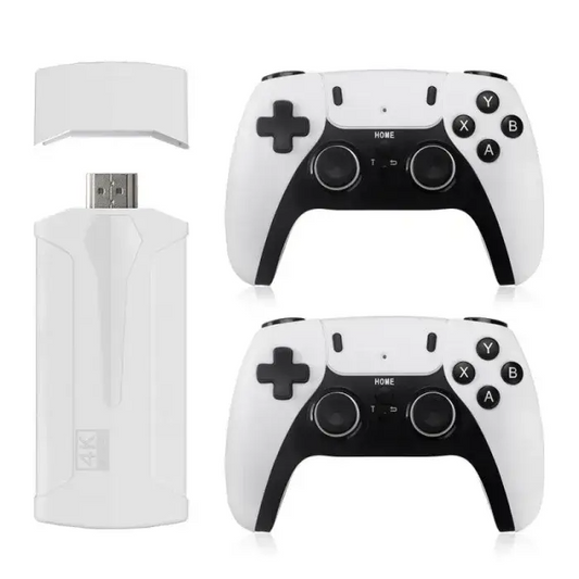 RetroStick Gaming Console – 40,000 Classic Games with Dual Wireless Controllers