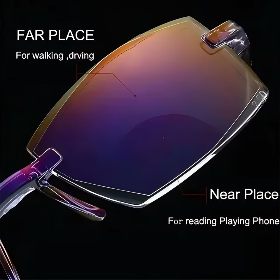 Clarkod Sapphire Anti-Blue Light Reading Glasses - High Hardness Lenses for Seniors