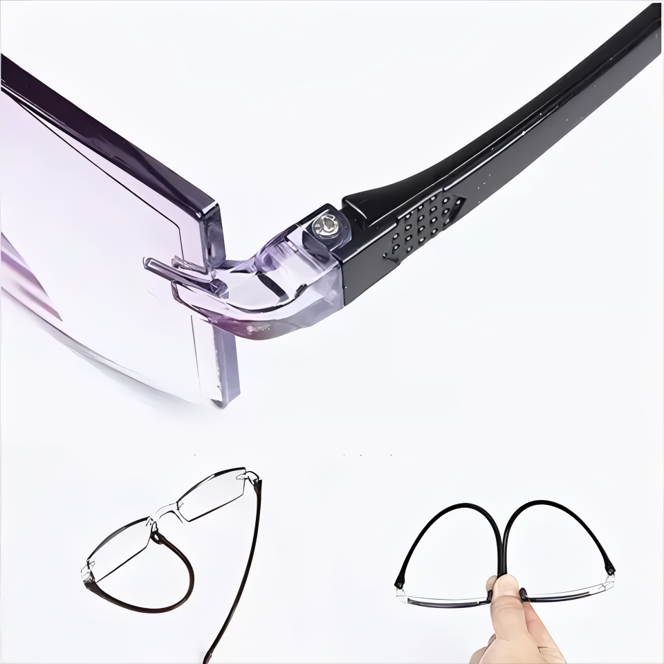 Clarkod Sapphire Anti-Blue Light Reading Glasses - High Hardness Lenses for Seniors